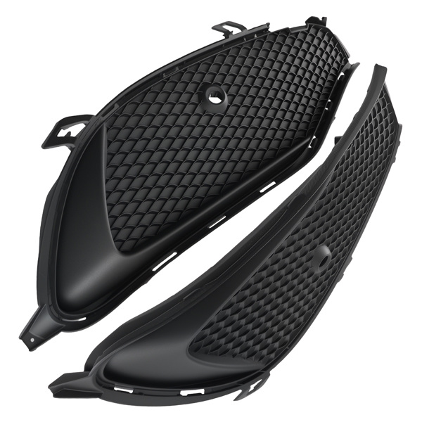 Pair Front Bumper Fog Lamp Grille Cover Set fit for Mercedes-Benz CLA W117 2016-2019-6