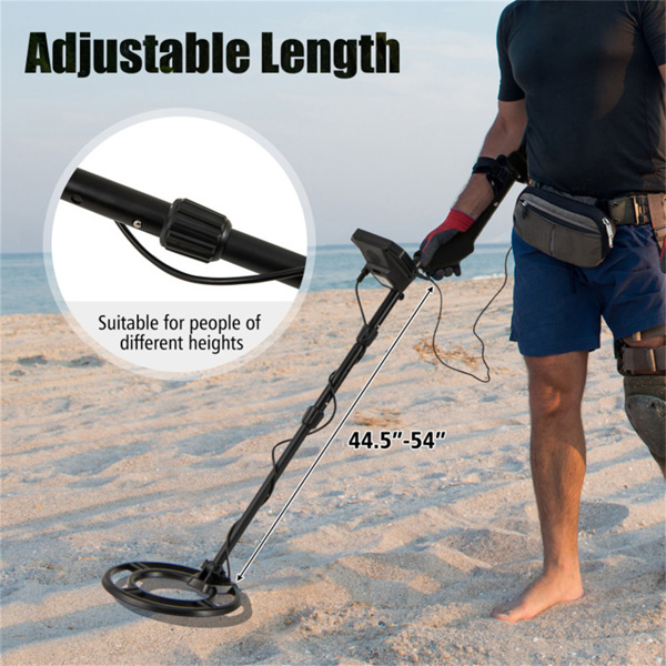 黑色金属探测器，IP67防水线圈和4种探测模式，最大探测深度为10英寸-3