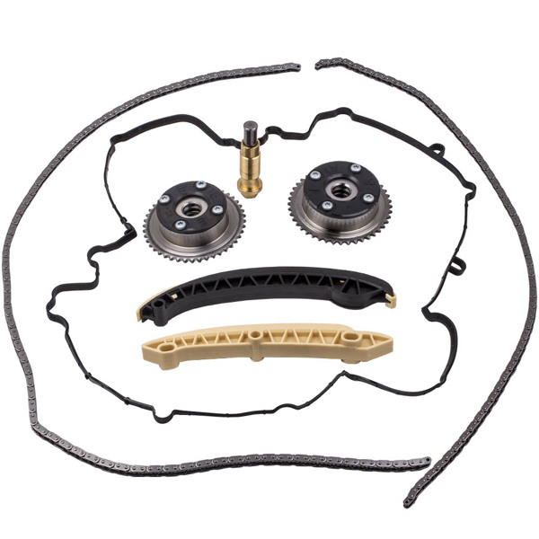Camshaft Timing Kit + Valve Cover W/ Gasket fit for Mercedes C230 W203 M271 1.8L-1