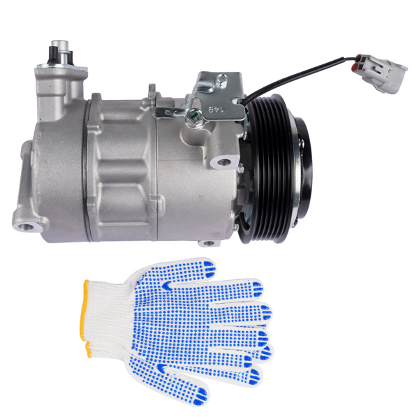 汽车空调压缩机 A/C Compressor w/ Clutch Replacement for Fiat 500X 2016-2018 Jeep Renegade 2015-2021 L4 2.4L-4