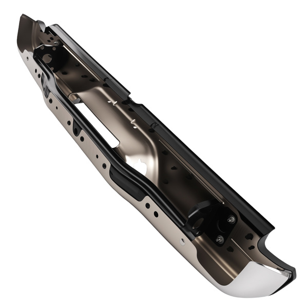 Chrome Complete Rear Step Bumper Assembly fit for Toyota Tacoma Trucks 1995-2004-2