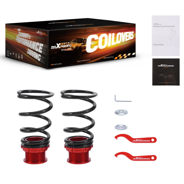 MaXpeedingrods 24 Way Adjustable Coilovers Kit fit for Ford Mustang 94-04 2x Rear-1