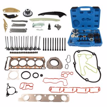 正时工具套装 Timing Chain & Tool Kit Replacement for Audi A3 A4 VW Golf GTI Jetta Beetle 2.0 TFSI 06K109158AA 06H109158H