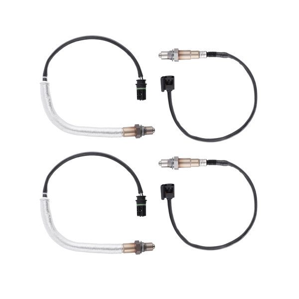 4PCS Up+Downstream Oxygen O2 Sensor fit for 2009-2018 BMW 4.4L 234-5026 234-4876-6