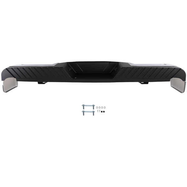 Chrome Rear Bumper Assembly fit fit for Ford F-150 09-14 Steel 9L3Z17906A Bolt-On-6