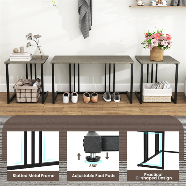 独特的单面相思木露台桌椅套装，可结合野餐和休闲野餐桌-橡木-5