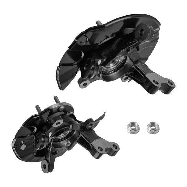 2 Wheel Bearing Hub Knuckle Assembly Front Steel fit for Toyota Matrix 2003-2008 FWD-6