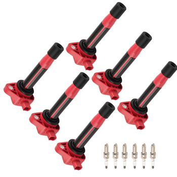 Ignition Coil Set w/ Spark Plugs fit for Acura RL 3.7L 2009-2012 30520RN0A01 CM11213