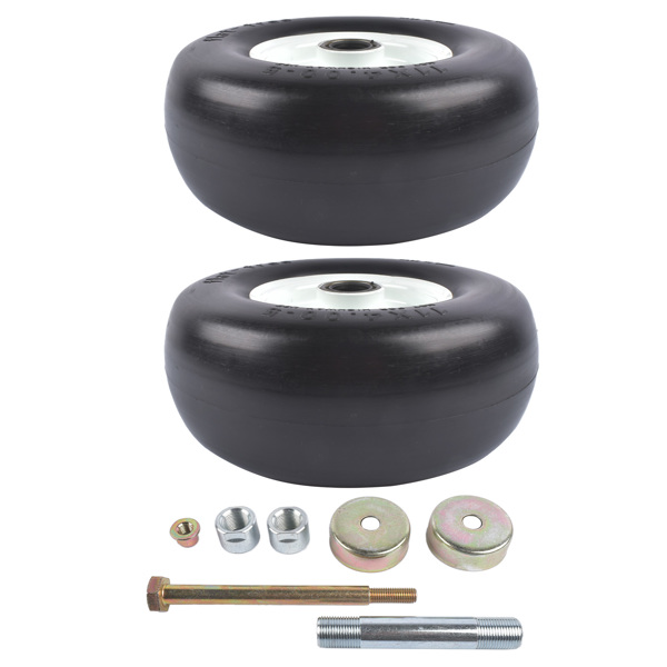 车轮总成 2X Wheel Assembly 103-9591 Replacement for Exmark No Flat Solid No Air Required Tire 325 lbs-3