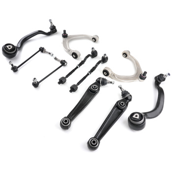 10pc Front Control Arm Kit Sway Bar Links Tie Rod End fit for BMW X6 E71 2008-2014