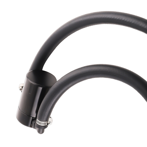 Oil Catch Can Oil Separator Fit Ford F150 2.7L 5.0L Raptor 3.5L Ecoboost Black-2