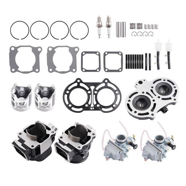 Carburetor Carb Cylinder Head Piston Gasket Kit fit for Yamaha Banshee 350 87-06-6