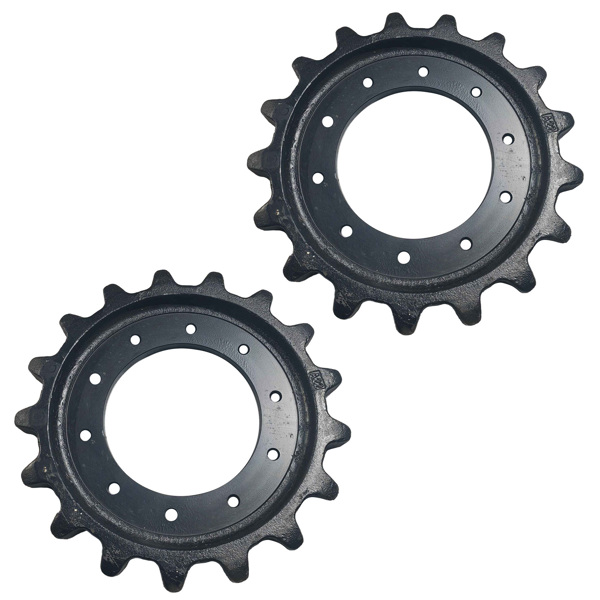 链轮 2X Drive Sprockets 17 Teeth Replacement for John Deere 319D 319E 323D 323E 325G 329D T370852-2