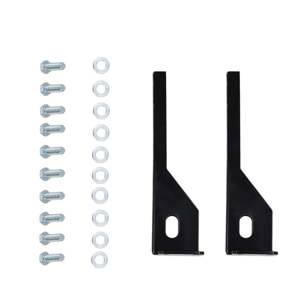 2PCS Brackets Support Rear Bumper fit for Jeep Cherokee XJ 1986-2001 Black-6