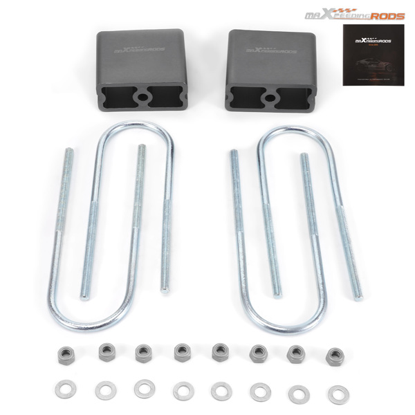 4inch Drop Lowering Blocks Kit fit for most mini pickups and trucks w/3” axle tube-6
