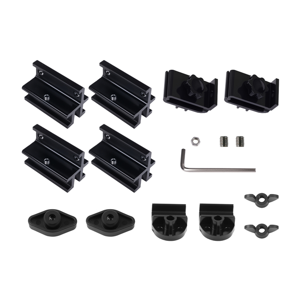 Aluminum Tonneau Tri-Fold Cover 5ft fit for Toyota Tacoma 2016-2025 Vinyl W/LED Lamp-3