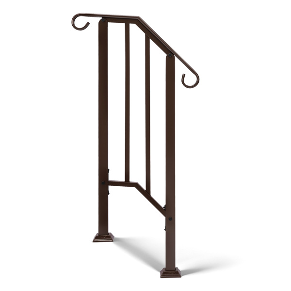 古铜色 1阶 庭院楼梯扶手-1