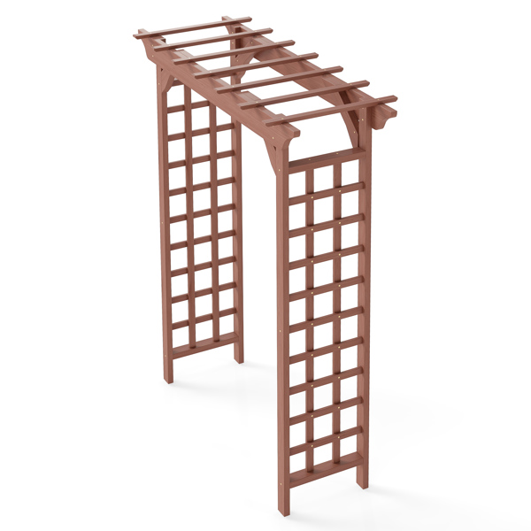 木制花架，婚礼仪式拱门，植物攀爬木格架，花园庭院圣诞装饰凉亭--不支持self-pick up且不支持指定仓库发货-13