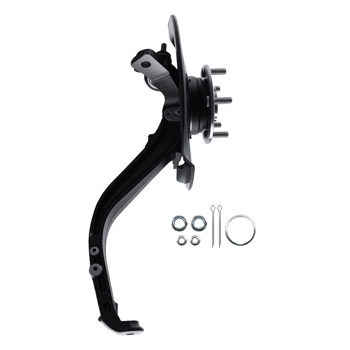 Front Left Steering Knuckle + Wheel Hub Bearing fit for Honda Accord 2003-2007 2.4L