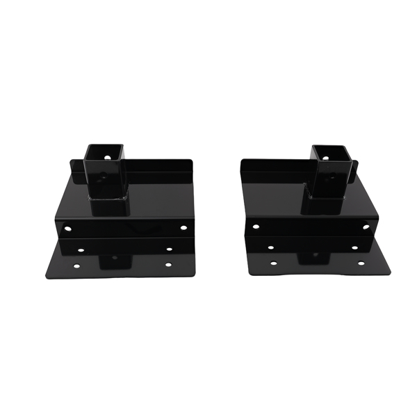 2in Square Hitch Receiver Class 3 Heavy Duty Steel Black 3500lbs Capacity-2
