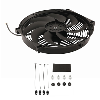 14\\" Electric Cooling Fan Universal Fit fit for Radiator Oil Cooler 800CFM 80W Black