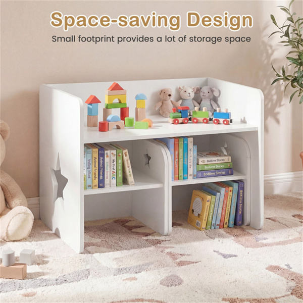 儿童桌和2把带黑板的椅子，用于绘画、饮食和学习的多功能幼儿活动桌-8