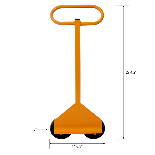 带轮石膏板搬运车，面板搬运车，承重220磅，面板维修车，移动面板，黄色--不支持self-pick up且不支持指定仓库发货-6