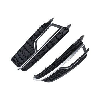 Front Bumper Fog Grille Cover fit for Audi A5 S5 S-Line 13-16 8T0807681K 8T0807682K