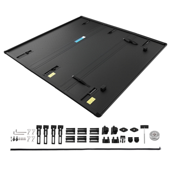 Hard Tonneau Cover fit for Toyota Tacoma 05-2015 5ft Tri-Fold FRP+PP Waterproof