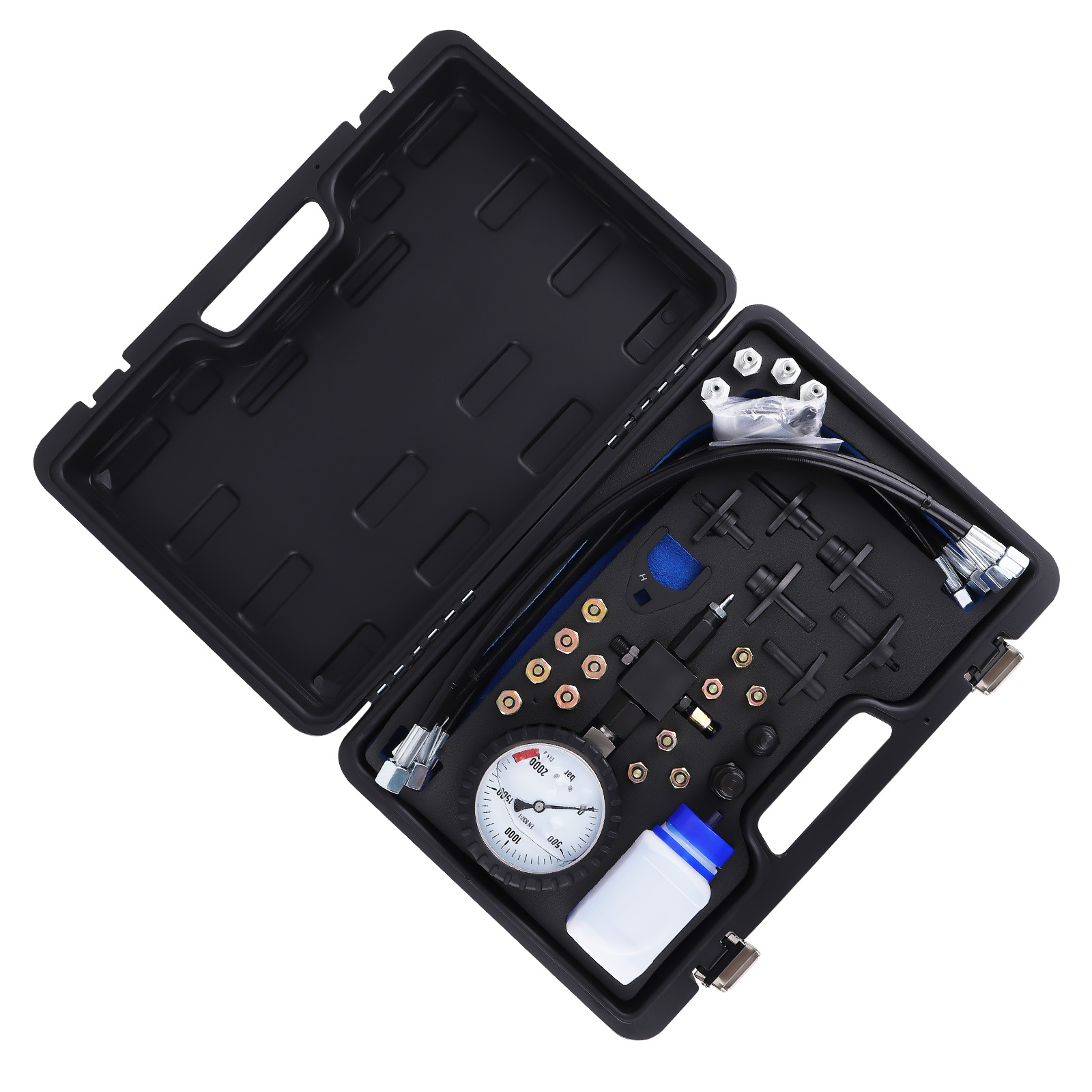 Common Rail Pressure Tester 2000BAR Diesel Engine Diagnostic Tool with 12 Plugs view 2