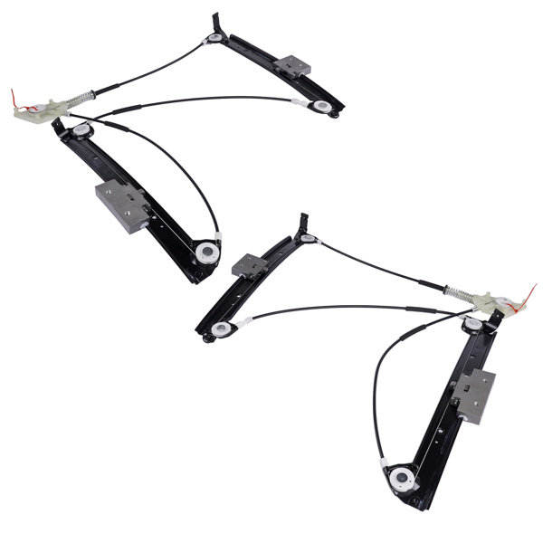 玻璃升降器 Front RH & LH Door Window Regulator Replacement for Bentley Continental GT Coupe 2004-2018 3W0837401J 3W0837402J-6