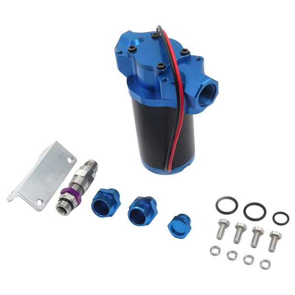 燃料气酒精泵 Durable 400GPH Electric Fuel Gas Alcohol Pump Blue Replacement for Street Racing DM-2806-2