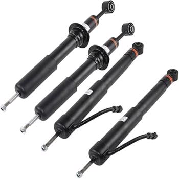 减震器 4pcs Front & Rear Air Shocks Struts Absorbers ADS Kit Replacement for Lexus GX470 Toyota Land Cruiser 2003-2009 4853060071 4853069185
