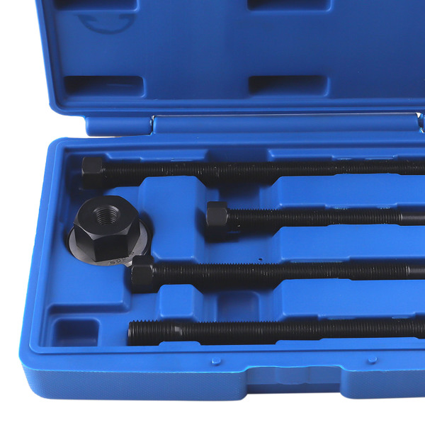 5pc Long Reach Crank Pulley Underdrive Pulley Damper Installation Tool Kit-1