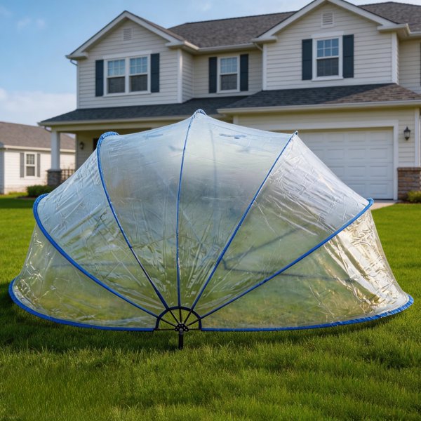 16英尺伸缩式泳池盖、PVC薄膜玻璃纤维杆泳池围栏、户外游泳池配件--不支持self-pick up且不支持指定仓库发货-2