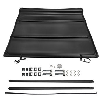 6.5\\' Soft Roll Up Tonneau Cover fit for Toyota Tundra 2007-2021 Truck Bed W/LED Lamp