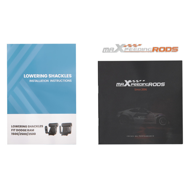 2 PCS 2" Drop Lowering Shackles Leveling Kit fit for Dodge Ram 2500 3500 03-13-4