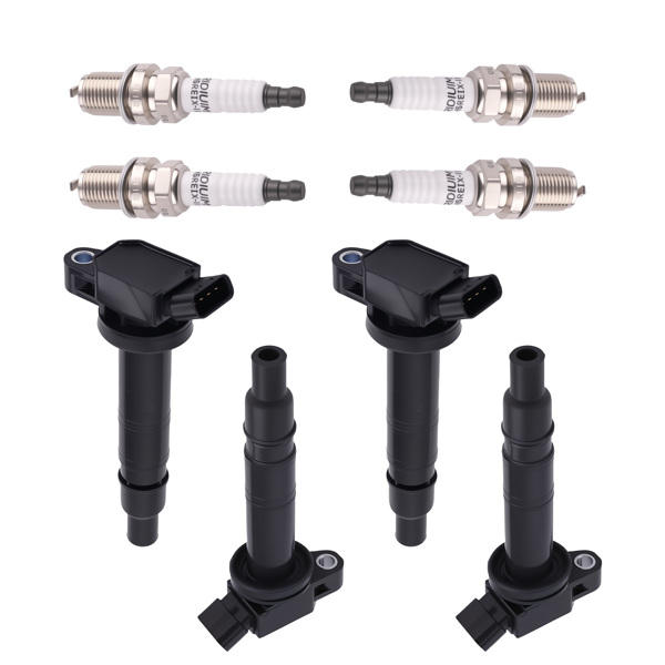 4pcs Ignition Coils & Spark Plugs fit for Toyota Matrix Corolla Camry 2.4L 2006-2012-6
