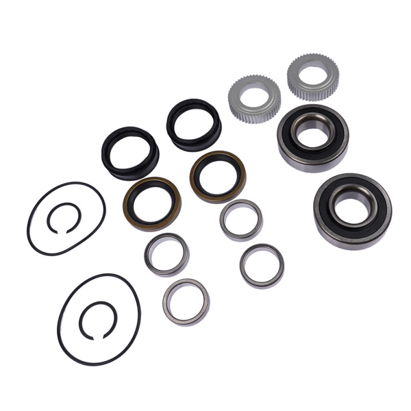 车轮轴承和密封套件 ABS Rear Wheel Bearing Seal Ring Kit Replacement for 69-06 Toyota 4Runner Tacoma Tundra T100-6