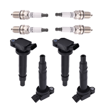 4pcs Ignition Coils & Spark Plugs fit for Toyota Matrix Corolla Camry 2.4L 2006-2012