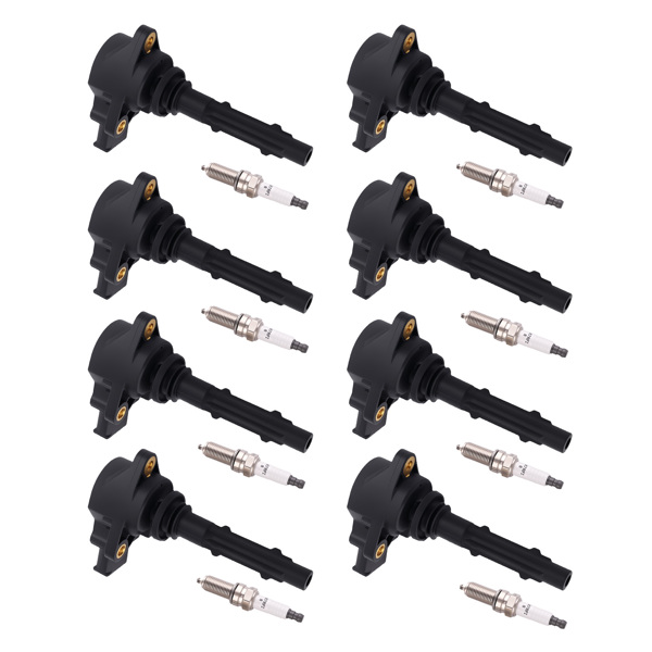8x Ignition Coil & Spark Plug fit for Mercedes-Benz E550 G550 ML550 5.5L 2007-2015-6