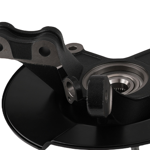 Pair Steering Knuckle fit for Honda Pilot 2005-2008 KA698492 698492 Black-2