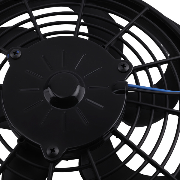 12V 2X 10" Slim Electric Fan Kit with Mounts fit for Radiator Push Pull Cooling-5
