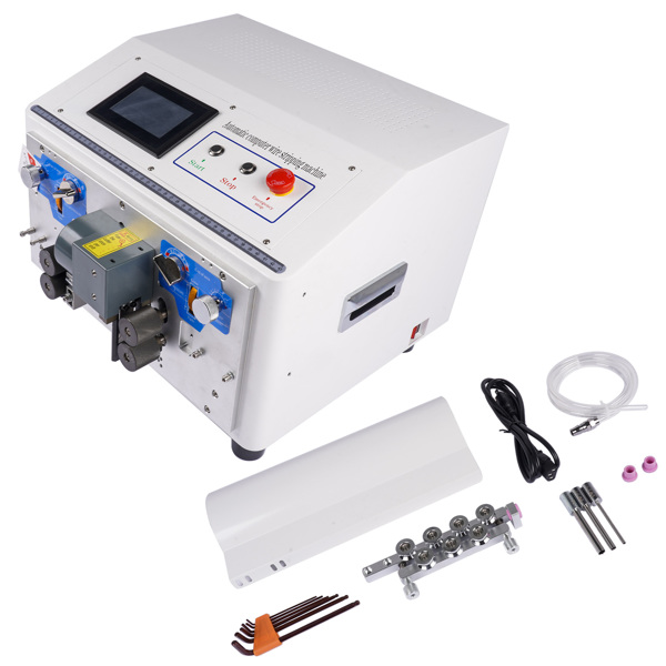 自动剥线机 Automatic Wire Stripping Machine Cable Stripper 110V with 4.3" Touch Screen New-6