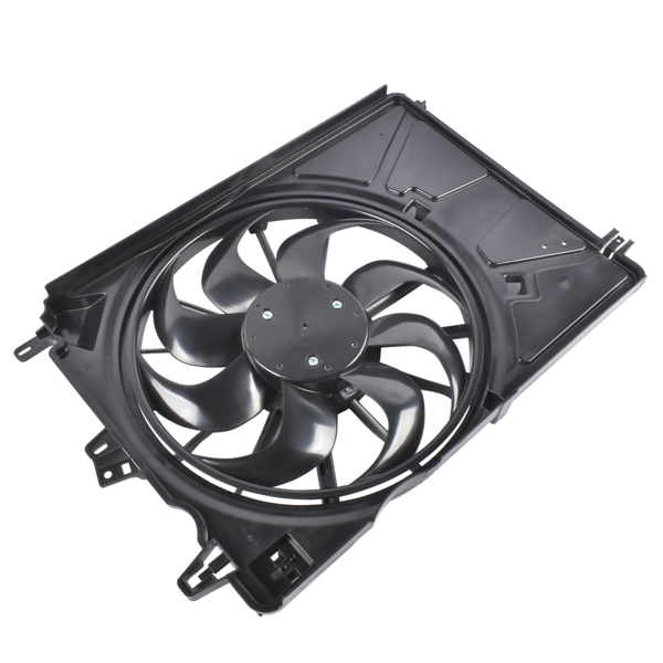 散热器风扇 Engine Radiator Cooling Fan Assy Replacement for 19-23 Jeep Renegade Fiat 500X L4 1.3L 68552370AA 58486673-4
