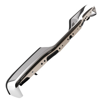 Chrome Complete Rear Step Bumper Assembly fit for Toyota Tacoma Trucks 1995-2004