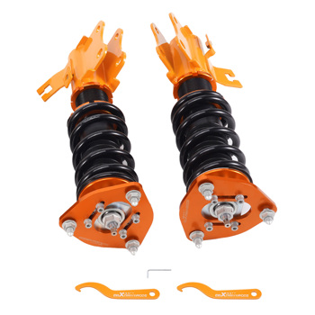 Front Coilovers Kit w/24 Way Damper fit for Nissan S13 240SX 1989-1993 Shock Struts