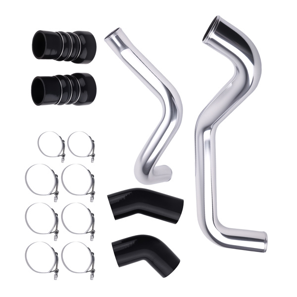 3" Polished Intercooler Pipe Boot Kit fit for GMC 6.6L LB7 Duramax Diesel 2002-04-6