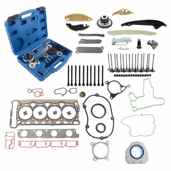 正时工具套装 Timing Chain & Tool Kit Replacement for Audi A3 A4 VW Golf GTI Jetta Beetle 2.0 TFSI 06K109158AA 06H109158H-5