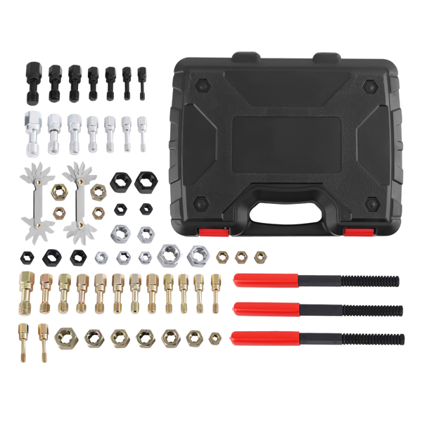 Complete Automotive Thread Chaser Kit 61pc SAE & Metric fit for Damaged Bolts-6